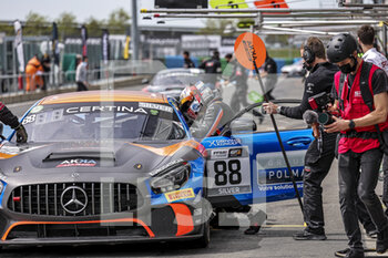 2021-05-09 - 88 EVRARD Paul (FRA), BURET Timothé (FRA), AKKA ASP, Mercedes-AMG GT4, action during the 2nd round of the 2021 Fanatec GT World Challenge Europe Powered by AWS, from May 6 to 9, 2021 on the Circuit de Nevers Magny-Cours, Magny-Cours, France - Photo Paulo Maria / DPPI - 2021 FANATEC GT WORLD CHALLENGE EUROPE POWERED BY AWS - GRAND TOURISM - MOTORS
