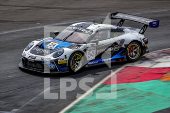 2021-05-09 - 54 De Leener Adrien (bel), Engelhart Christian (ger), Dinamic Motorsport, Porsche 911 GT3-R, action during the 2nd round of the 2021 Fanatec GT World Challenge Europe Powered by AWS, from May 6 to 9, 2021 on the Circuit de Nevers Magny-Cours, Magny-Cours, France - Photo Paulo Maria / DPPI - 2021 FANATEC GT WORLD CHALLENGE EUROPE POWERED BY AWS - GRAND TOURISM - MOTORS