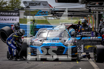 2021-05-09 - 26 Panis Aurélien (fra), Vervisch Frédéric (bel), Sainteloc Racing, Audi R8 LMS GT3, action during the 2nd round of the 2021 Fanatec GT World Challenge Europe Powered by AWS, from May 6 to 9, 2021 on the Circuit de Nevers Magny-Cours, Magny-Cours, France - Photo Paulo Maria / DPPI - 2021 FANATEC GT WORLD CHALLENGE EUROPE POWERED BY AWS - GRAND TOURISM - MOTORS
