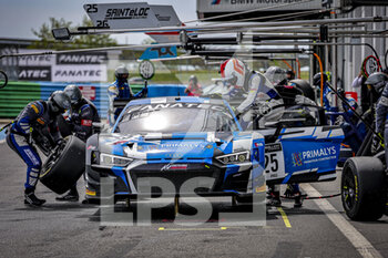 2021-05-09 - 25 Roussel Leo (fra), Haase Christopher (ger), Sainteloc Racing, Audi R8 LMS GT3, action during the 2nd round of the 2021 Fanatec GT World Challenge Europe Powered by AWS, from May 6 to 9, 2021 on the Circuit de Nevers Magny-Cours, Magny-Cours, France - Photo Paulo Maria / DPPI - 2021 FANATEC GT WORLD CHALLENGE EUROPE POWERED BY AWS - GRAND TOURISM - MOTORS