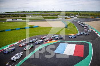 2021-05-09 - Race 2 start during the 2nd round of the 2021 Fanatec GT World Challenge Europe Powered by AWS, from May 6 to 9, 2021 on the Circuit de Nevers Magny-Cours, Magny-Cours, France - Photo Paulo Maria / DPPI - 2021 FANATEC GT WORLD CHALLENGE EUROPE POWERED BY AWS - GRAND TOURISM - MOTORS