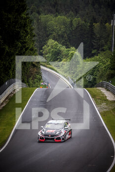 2021-06-02 - 29 Girolami Nestor (arg), ALL-INKL.COM Munnich Motorsport, Honda Civic Type R TCR (FK8), action during the 2021 FIA WTCR Race of Germany, 1st round of the 2021 FIA World Touring Car Cup, on the Nurburgring Nordschleife, from June 3 to 6, 2021 in Nordschleife, Germany - Photo Frédéric Le Floc?h / DPPI - 2021 FIA WTCR RACE OF GERMANY, 1ST ROUND OF THE 2021 FIA WORLD TOURING CAR CUP - GRAND TOURISM - MOTORS