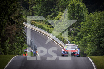 2021-06-02 - 03 Tarquini Gabriele (ita), BRC Hyundai N Lukoil Squadra Corse, Hyundai Elantra N TCR, action during the 2021 FIA WTCR Race of Germany, 1st round of the 2021 FIA World Touring Car Cup, on the Nurburgring Nordschleife, from June 3 to 6, 2021 in Nordschleife, Germany - Photo Frédéric Le Floc?h / DPPI - 2021 FIA WTCR RACE OF GERMANY, 1ST ROUND OF THE 2021 FIA WORLD TOURING CAR CUP - GRAND TOURISM - MOTORS