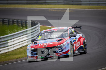 2021-06-04 - 03 Tarquini Gabriele (ita), BRC Hyundai N Lukoil Squadra Corse, Hyundai Elantra N TCR, action during the 2021 FIA WTCR Race of Germany, 1st round of the 2021 FIA World Touring Car Cup, on the Nurburgring Nordschleife, from June 3 to 6, 2021 in Nurburg, Germany - Photo Alexandre Guillaumot / DPPI - 2021 FIA WTCR RACE OF GERMANY, 1ST ROUND OF THE 2021 FIA WORLD TOURING CAR CUP - GRAND TOURISM - MOTORS