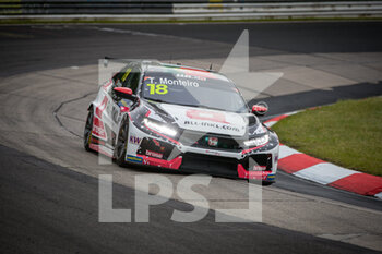 2021-06-04 - 18 Monteiro Tiago (por), ALL-INKL.DE Munnich Motorsport, Honda Civic Type R TCR (FK8), action during the 2021 FIA WTCR Race of Germany, 1st round of the 2021 FIA World Touring Car Cup, on the Nurburgring Nordschleife, from June 3 to 6, 2021 in Nurburg, Germany - Photo Alexandre Guillaumot / DPPI - 2021 FIA WTCR RACE OF GERMANY, 1ST ROUND OF THE 2021 FIA WORLD TOURING CAR CUP - GRAND TOURISM - MOTORS