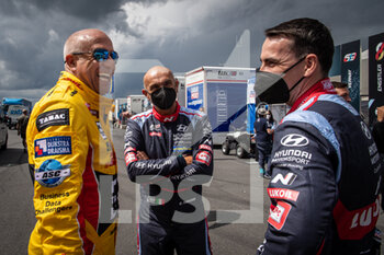 2021-06-04 - Coronel Tom (ndl), Comtoyou DHL Team Audi Sport, Audi RS 3 LMS TCR (2021), portrait, Tarquini Gabriele (ita), BRC Hyundai N Lukoil Squadra Corse, Hyundai Elantra N TCR, portrait, Michelisz Norbert (hun), BRC Hyundai N Lukoil Squadra Corse, Hyundai Elantra N TCR, portrait during the 2021 FIA WTCR Race of Germany, 1st round of the 2021 FIA World Touring Car Cup, on the Nurburgring Nordschleife, from June 3 to 6, 2021 in Nurburg, Germany - Photo Alexandre Guillaumot / DPPI - 2021 FIA WTCR RACE OF GERMANY, 1ST ROUND OF THE 2021 FIA WORLD TOURING CAR CUP - GRAND TOURISM - MOTORS
