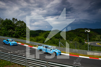 2021-06-04 - 11 Bjork Thed (swe), Cyan Performance Lynk & Co, Lync & Co 03 TCR, 12 Urrutia Santiago (uru), Cyan Performance Lynk & Co, Lync & Co 03 TCR, action during the 2021 FIA WTCR Race of Germany, 1st round of the 2021 FIA World Touring Car Cup, on the Nurburgring Nordschleife, from June 3 to 6, 2021 in Nurburg, Germany - Photo Florent Gooden / DPPI - 2021 FIA WTCR RACE OF GERMANY, 1ST ROUND OF THE 2021 FIA WORLD TOURING CAR CUP - GRAND TOURISM - MOTORS