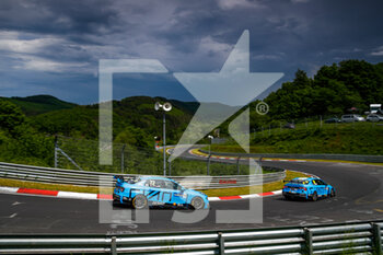 2021-06-04 - 12 Urrutia Santiago (uru), Cyan Performance Lynk & Co, Lync & Co 03 TCR, 11 Bjork Thed (swe), Cyan Performance Lynk & Co, Lync & Co 03 TCR, action during the 2021 FIA WTCR Race of Germany, 1st round of the 2021 FIA World Touring Car Cup, on the Nurburgring Nordschleife, from June 3 to 6, 2021 in Nurburg, Germany - Photo Florent Gooden / DPPI - 2021 FIA WTCR RACE OF GERMANY, 1ST ROUND OF THE 2021 FIA WORLD TOURING CAR CUP - GRAND TOURISM - MOTORS