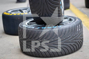 2021-06-04 - Tyres during the 2021 FIA WTCR Race of Germany, 1st round of the 2021 FIA World Touring Car Cup, on the Nurburgring Nordschleife, from June 3 to 6, 2021 in Nurburg, Germany - Photo Alexandre Guillaumot / DPPI - 2021 FIA WTCR RACE OF GERMANY, 1ST ROUND OF THE 2021 FIA WORLD TOURING CAR CUP - GRAND TOURISM - MOTORS