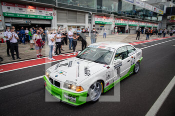 2021-06-04 - Tribute to Sabine Schmitz, Johannes Scheid during the 2021 FIA WTCR Race of Germany, 1st round of the 2021 FIA World Touring Car Cup, on the Nurburgring Nordschleife, from June 3 to 6, 2021 in Nurburg, Germany - Photo Alexandre Guillaumot / DPPI - 2021 FIA WTCR RACE OF GERMANY, 1ST ROUND OF THE 2021 FIA WORLD TOURING CAR CUP - GRAND TOURISM - MOTORS