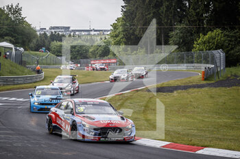 05/06/2021 - 03 Tarquini Gabriele (ita), BRC Hyundai N Lukoil Squadra Corse, Hyundai Elantra N TCR, action during the 2021 FIA WTCR Race of Germany, 1st round of the 2021 FIA World Touring Car Cup, on the Nurburgring Nordschleife, from June 3 to 6, 2021 in Nordschleife, Germany - Photo Frédéric Le Floc'h / DPPI - 2021 FIA WTCR RACE OF GERMANY, 1ST ROUND OF THE 2021 FIA WORLD TOURING CAR CUP - TURISMO E GRAN TURISMO - MOTORI