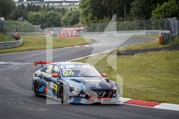 05/06/2021 - 26 Backman Jessica (swe), Target Competition, Hyundai Elantra N TCR, action during the 2021 FIA WTCR Race of Germany, 1st round of the 2021 FIA World Touring Car Cup, on the Nurburgring Nordschleife, from June 3 to 6, 2021 in Nordschleife, Germany - Photo Frédéric Le Floc'h / DPPI - 2021 FIA WTCR RACE OF GERMANY, 1ST ROUND OF THE 2021 FIA WORLD TOURING CAR CUP - TURISMO E GRAN TURISMO - MOTORI