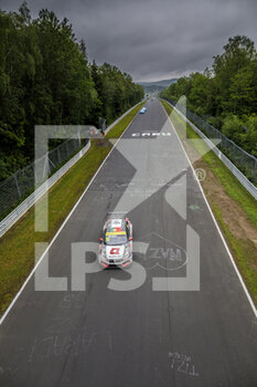 05/06/2021 - 18 Monteiro Tiago (por), ALL-INKL.DE Munnich Motorsport, Honda Civic Type R TCR (FK8), action during the 2021 FIA WTCR Race of Germany, 1st round of the 2021 FIA World Touring Car Cup, on the Nurburgring Nordschleife, from June 3 to 6, 2021 in Nordschleife, Germany - Photo Frédéric Le Floc'h / DPPI - 2021 FIA WTCR RACE OF GERMANY, 1ST ROUND OF THE 2021 FIA WORLD TOURING CAR CUP - TURISMO E GRAN TURISMO - MOTORI