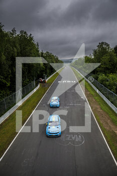 05/06/2021 - 11 Bjork Thed (swe), Cyan Performance Lynk & Co, Lync & Co 03 TCR, action, 68 Ehrlacher Yann (fra), Cyan Racing Lynk & Co, Lync & Co 03 TCR, action during the 2021 FIA WTCR Race of Germany, 1st round of the 2021 FIA World Touring Car Cup, on the Nurburgring Nordschleife, from June 3 to 6, 2021 in Nordschleife, Germany - Photo Frédéric Le Floc'h / DPPI - 2021 FIA WTCR RACE OF GERMANY, 1ST ROUND OF THE 2021 FIA WORLD TOURING CAR CUP - TURISMO E GRAN TURISMO - MOTORI
