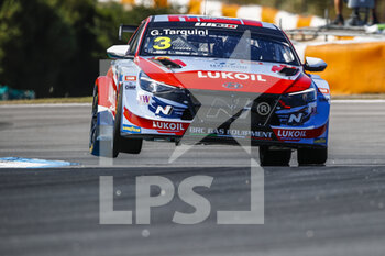 2021-06-26 - 03 Tarquini Gabriele (ita), BRC Hyundai N Lukoil Squadra Corse, Hyundai Elantra N TCR, action during the 2021 FIA WTCR Race of Portugal, 2nd round of the 2021 FIA World Touring Car Cup, on the Circuito do Estoril, from June 26 to 27, 2021 in Estoril, Portugal - Photo Xavi Bonilla / DPPI - 2021 FIA WTCR RACE OF PORTUGAL, 2ND ROUND OF THE 2021 FIA WORLD TOURING CAR CUP - GRAND TOURISM - MOTORS