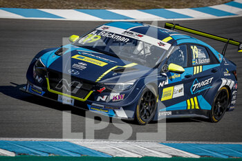 2021-06-26 - 19 Backman Andreas (swe), Target Competition, Hyundai Elantra N TCR, action during the 2021 FIA WTCR Race of Portugal, 2nd round of the 2021 FIA World Touring Car Cup, on the Circuito do Estoril, from June 26th to 27th, 2021 in Estoril, Portugal - Photo Paulo Maria / DPPI - 2021 FIA WTCR RACE OF PORTUGAL, 2ND ROUND OF THE 2021 FIA WORLD TOURING CAR CUP - GRAND TOURISM - MOTORS