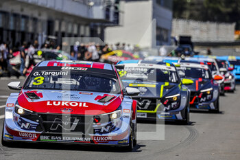 2021-06-26 - 03 Tarquini Gabriele (ita), BRC Hyundai N Lukoil Squadra Corse, Hyundai Elantra N TCR, action during the 2021 FIA WTCR Race of Portugal, 2nd round of the 2021 FIA World Touring Car Cup, on the Circuito do Estoril, from June 26th to 27th, 2021 in Estoril, Portugal - Photo Paulo Maria / DPPI - 2021 FIA WTCR RACE OF PORTUGAL, 2ND ROUND OF THE 2021 FIA WORLD TOURING CAR CUP - GRAND TOURISM - MOTORS