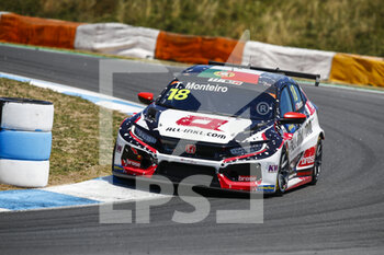 2021-06-26 - 18 Monteiro Tiago (por), ALL-INKL.DE Munnich Motorsport, Honda Civic Type R TCR (FK8), action during the 2021 FIA WTCR Race of Portugal, 2nd round of the 2021 FIA World Touring Car Cup, on the Circuito do Estoril, from June 26 to 27, 2021 in Estoril, Portugal - Photo Xavi Bonilla / DPPI - 2021 FIA WTCR RACE OF PORTUGAL, 2ND ROUND OF THE 2021 FIA WORLD TOURING CAR CUP - GRAND TOURISM - MOTORS