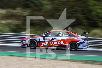 2021-06-26 - 03 Tarquini Gabriele (ita), BRC Hyundai N Lukoil Squadra Corse, Hyundai Elantra N TCR, action during the 2021 FIA WTCR Race of Portugal, 2nd round of the 2021 FIA World Touring Car Cup, on the Circuito do Estoril, from June 26 to 27, 2021 in Estoril, Portugal - Photo Xavi Bonilla / DPPI - 2021 FIA WTCR RACE OF PORTUGAL, 2ND ROUND OF THE 2021 FIA WORLD TOURING CAR CUP - GRAND TOURISM - MOTORS