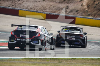 11/07/2021 - 86 Guerrieri Esteban (arg), ALL-INKL.COM Munnich Motorsport, Honda Civic Type R TCR (FK8), action 28 Gene Jordi (esp), Zengo Motorsport Drivers' Academy, Cupa Leon Competicion TCR, action during the 2021 FIA WTCR Race of Spain, 3rd round of the 2021 FIA World Touring Car Cup, on the Ciudad del Motor de Aragon, from July 10 to 11, 2021 in Alcaniz, Spain - Photo Xavi Bonilla / DPPI - 2021 FIA WTCR RACE OF SPAIN, 3RD ROUND OF THE 2021 FIA WORLD TOURING CAR CUP - TURISMO E GRAN TURISMO - MOTORI