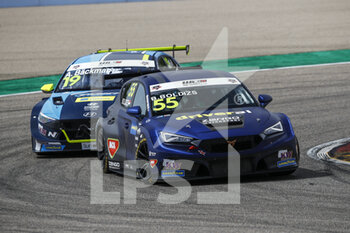 11/07/2021 - 55 Boldizs Bence (hun), Zengo Motorsport Drivers' Academy, Cupa Leon Competicion TCR, action 19 Backman Andreas (swe), Target Competition, Hyundai Elantra N TCR, action during the 2021 FIA WTCR Race of Spain, 3rd round of the 2021 FIA World Touring Car Cup, on the Ciudad del Motor de Aragon, from July 10 to 11, 2021 in Alcaniz, Spain - Photo Xavi Bonilla / DPPI - 2021 FIA WTCR RACE OF SPAIN, 3RD ROUND OF THE 2021 FIA WORLD TOURING CAR CUP - TURISMO E GRAN TURISMO - MOTORI