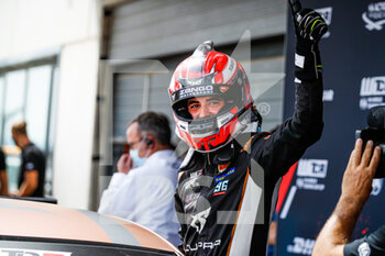 11/07/2021 - Azcona Mikel (spa), Zengo Motorsport, Cupa Leon Competicion TCR, portrait podium during the 2021 FIA WTCR Race of Spain, 3rd round of the 2021 FIA World Touring Car Cup, on the Ciudad del Motor de Aragon, from July 10 to 11, 2021 in Alcaniz, Spain - Photo Florent Gooden / DPPI - 2021 FIA WTCR RACE OF SPAIN, 3RD ROUND OF THE 2021 FIA WORLD TOURING CAR CUP - TURISMO E GRAN TURISMO - MOTORI