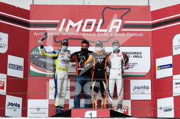 2021-07-25 - The podium of race 2 1. Mikel Azcona 2. Antti Buri 3. Ruben Volt - TCR ITALY 2022 - TOURING CAR CHAMPIONSHIP  - GRAND TOURISM - MOTORS