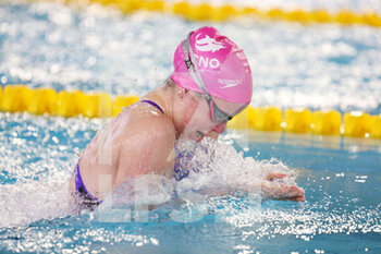 2021-03-19 - Justine Delmas of CNO Saint-Germain-en-Laye Final A 50 m breaststroke Women during the FFN Golden Tour Camille Muffat 2021, Swimming Olympic and European selections on March 19, 2021 at Cercle des Nageurs de Marseille in Marseille, France - Photo Laurent Lairys / DPPI - FFN GOLDEN TOUR CAMILLE MUFFAT 2021, SWIMMING OLYMPIC AND EUROPEAN SELECTIONS - SWIMMING - SWIMMING