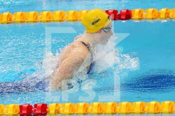 2021-05-19 - Sophie Hansson of Sweden, European Champion in the 100 m Breaststroke during the 2021 LEN European Championships, swimming event on May 19, 2021 at Duna Arena in Budapest, Hungary - Photo Laurent Lairys/ DPPI - 2021 LEN EUROPEAN CHAMPIONSHIPS - SWIMMING - SWIMMING