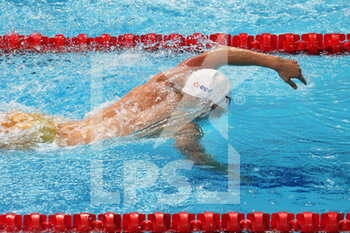2021-05-19 - Enzo Tesic of France 4 X 200 m Freestyle, Final during the 2021 LEN European Championships, swimming event on May 19, 2021 at Duna Arena in Budapest, Hungary - Photo Laurent Lairys/ DPPI - 2021 LEN EUROPEAN CHAMPIONSHIPS - SWIMMING - SWIMMING