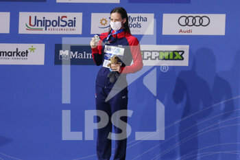2021-05-19 - Kathleen Dawson of Great Britain, 50 m Backstroke, Podium 2nd place during the 2021 EN European Championships, swimming event on May 19, 2021 at Duna Arena in Budapest, Hungary - Photo Laurent Lairys/ DPPI - 2021 LEN EUROPEAN CHAMPIONSHIPS - SWIMMING - SWIMMING