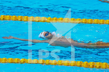 2021-05-20 - Apostolos Christou of Greece, 100 m Backstroke Final 3rd place during the 2021 LEN European Championships, Swimming event on May 20, 2021 at Duna Arena in Budapest, Hungary - Photo Laurent Lairys / DPPI - 2021 LEN EUROPEAN CHAMPIONSHIPS - SWIMMING - SWIMMING