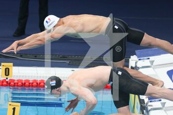 2021-05-20 - Florent Manaudou of France, 50 m Butterfly Semi-Final during the 2021 LEN European Championships, Swimming event on May 20, 2021 at Duna Arena in Budapest, Hungary - Photo Laurent Lairys / DPPI - 2021 LEN EUROPEAN CHAMPIONSHIPS - SWIMMING - SWIMMING