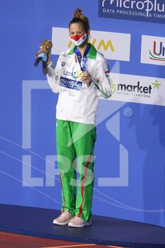 2021-05-20 - Boglarka Kapas of Hungary, 200 m Butterfly Podium 1st place during the 2021 LEN European Championships, Swimming event on May 20, 2021 at Duna Arena in Budapest, Hungary - Photo Laurent Lairys / DPPI - 2021 LEN EUROPEAN CHAMPIONSHIPS - SWIMMING - SWIMMING