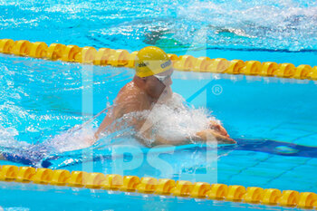 2021-05-20 - Erik Persson of Sweden 3rd place, 200 m Breaststroke Final during the 2021 LEN European Championships, Swimming event on May 20, 2021 at Duna Arena in Budapest, Hungary - Photo Laurent Lairys / DPPI - 2021 LEN EUROPEAN CHAMPIONSHIPS - SWIMMING - SWIMMING