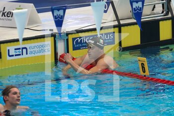 2021-05-20 - Alberto Razzetti of Italy 3rd place, 200 m Medley Final during the 2021 LEN European Championships, Swimming event on May 20, 2021 at Duna Arena in Budapest, Hungary - Photo Laurent Lairys / DPPI - 2021 LEN EUROPEAN CHAMPIONSHIPS - SWIMMING - SWIMMING