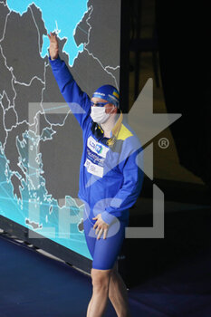 2021-05-21 - Andriy Govorov of Ukraine 2nd place, Final 50 m Butterfly during the 2021 LEN European Championships, Swimming event on May 21, 2021 at Duna Arena in Budapest, Hungary - Photo Laurent Lairys / DPPI - 2021 LEN EUROPEAN CHAMPIONSHIPS - SWIMMING - SWIMMING