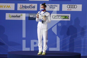 2021-05-21 - Anastasia Kirpichnikova of Russia 2nd place, Podium 1500 m Freestyle during the 2021 LEN European Championships, Swimming event on May 21, 2021 at Duna Arena in Budapest, Hungary - Photo Laurent Lairys / DPPI - 2021 LEN EUROPEAN CHAMPIONSHIPS - SWIMMING - SWIMMING