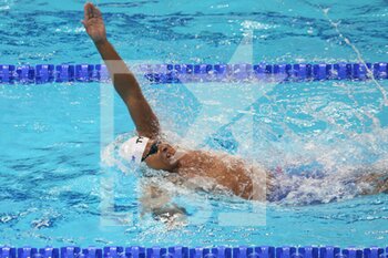2021-05-22 - Yohan Ndoye Brouard of France, Final 200 m Backstroke during the 2021 LEN European Championships, Swimming event on May 22, 2021 at Duna Arena in Budapest, Hungary - Photo Laurent Lairys / DPPI - 2021 LEN EUROPEAN CHAMPIONSHIPS - SWIMMING - SWIMMING