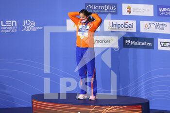 2021-05-23 - Ranomi Kromowidjojo of Netherlands 1st place, Podium 50 m Butterfly during the 2021 LEN European Championships, Swimming event on May 23, 2021 at Duna Arena in Budapest, Hungary - Photo Laurent Lairys / DPPI - 2021 LEN EUROPEAN CHAMPIONSHIPS - SWIMMING - SWIMMING