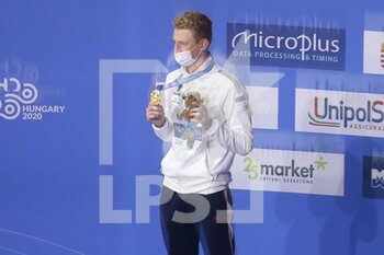 2021-05-23 - Ilia Borodin of Russia 1st place, Podium 400 m Medley during the 2021 LEN European Championships, Swimming event on May 23, 2021 at Duna Arena in Budapest, Hungary - Photo Laurent Lairys / DPPI - 2021 LEN EUROPEAN CHAMPIONSHIPS - SWIMMING - SWIMMING