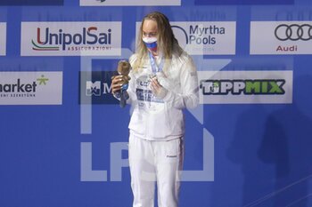 2021-05-23 - Anna Egorova of Russia 2nd place, Podium 400 M Freestyle during the 2021 LEN European Championships, Swimming event on May 23, 2021 at Duna Arena in Budapest, Hungary - Photo Laurent Lairys / DPPI - 2021 LEN EUROPEAN CHAMPIONSHIPS - SWIMMING - SWIMMING