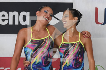 2020-08-09 - Fiamme Oro Deidda Francesca e Cavanna Domiziana, terze classificate - CAMPIONATO ITALIANO SINCRONIZZATO - DAY3 - SYNCRO - SWIMMING