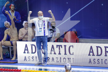 2021-03-01 - head coach Vjekoslav Kobescak (Jug Adriatic) - PRELIMINARY ROUND II - JUG ADRIATIC VS CC ORTIGIA - LEN CUP - CHAMPIONS LEAGUE - WATERPOLO