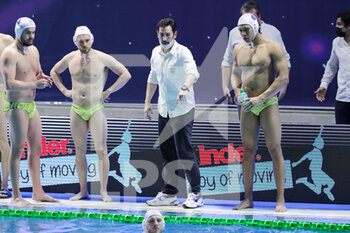 2021-03-03 - time out CN Marseille - PRELIMINARY ROUND II - CN MARSEILLE VS PRO RECCO - LEN CUP - CHAMPIONS LEAGUE - WATERPOLO