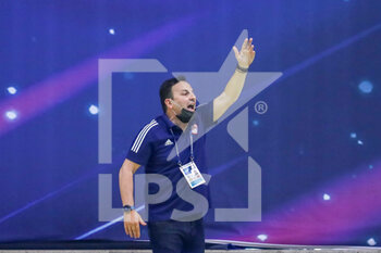 2021-04-19 - head coach Theodoros Vlachos (Olympiacos Piraeus) - JUG ADRIATIC VS OLYMPIACOS PIRAEUS - LEN CUP - CHAMPIONS LEAGUE - WATERPOLO