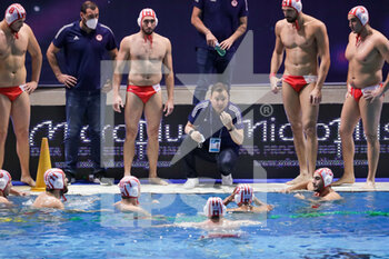 2021-04-21 - time out Olympiacos Piraeus - OLYMPIACOS PIRAEUS VS CN MARSEILLE - LEN CUP - CHAMPIONS LEAGUE - WATERPOLO