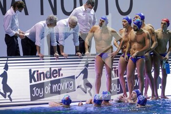 2021-02-12 - time out Italy - FRECCIAROSSA CUP - ITALY VS USA - ITALY NATIONAL TEAM - WATERPOLO