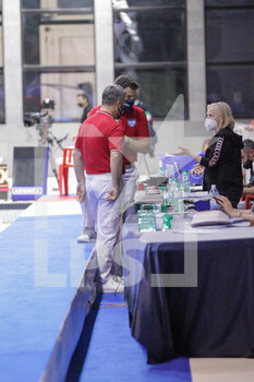 2021-02-13 - match referees - FRECCIAROSSA CUP - ITALY VS SPAIN - ITALY NATIONAL TEAM - WATERPOLO