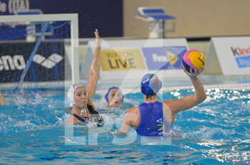 2021-01-19 - MARLETTA Claudia Roberta (Italy) - WOMEN'S WATERPOLO OLYMPIC GAME QUALIFICATION TOURNAMENT 2021 - FRANCE VS ITALY - OLYMPIC TROPHY - WATERPOLO